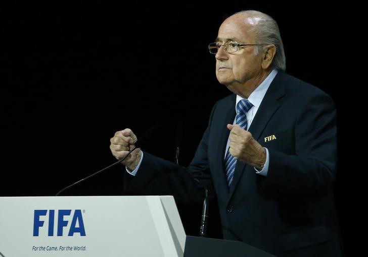 © Reuters. Presidente da Fifa, Joseph Blatter