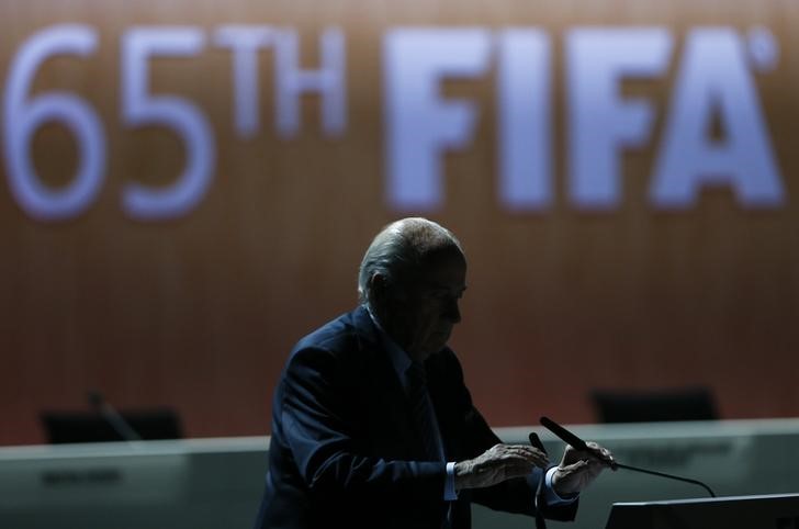 © Reuters. Presidente da Fifa no congresso da entidade