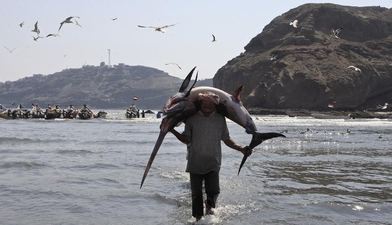 © Reuters. السمكة قتلت الصياد