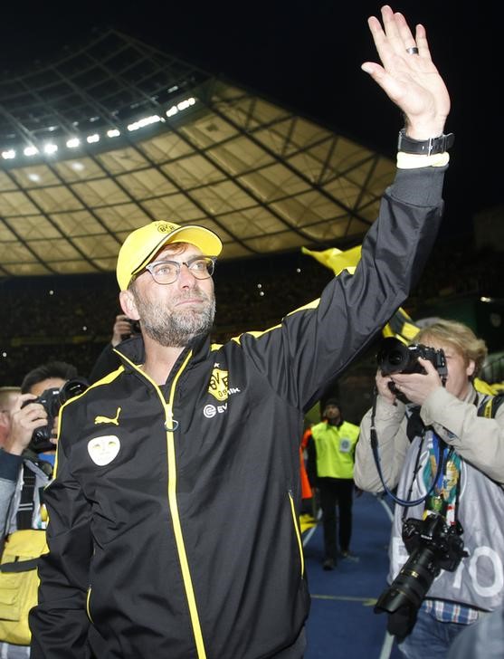 © Reuters. El entrenador Jürgen Klopp se tomará un descanso tras dejar el Borussia de Dortmund