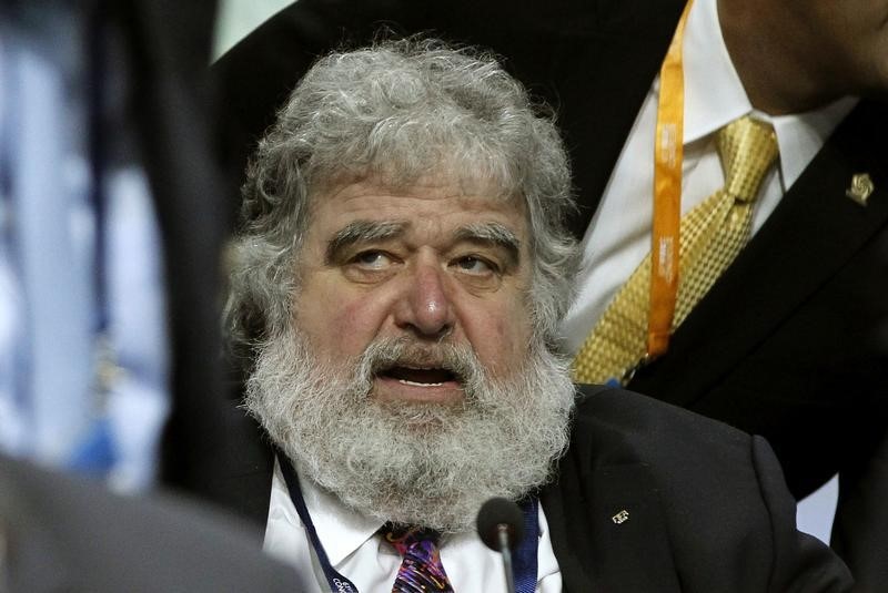 © Reuters. Foto de arquivo do ex-membro do comitê executivo da Fifa Chuck Blazer durante Congresso da Fifa em 2011, em Zurique