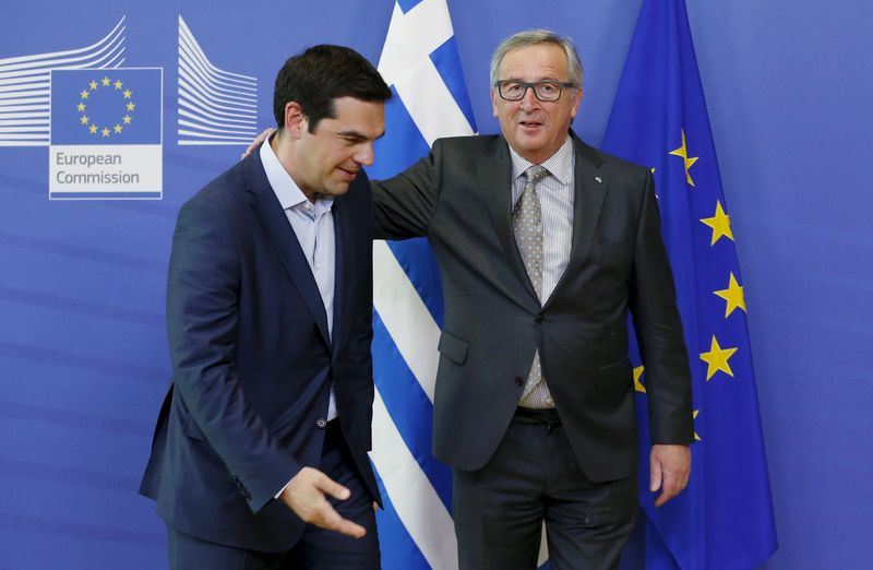 © Reuters. Tsipras ve acuerdo sobre deuda Grecia, pero se mantienen diferencias tras reunión