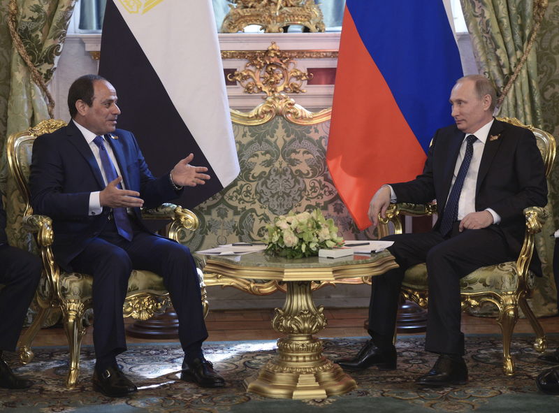 © Reuters. مصر وروسيا تجريان أول مناورات بحرية مشتركة قبالة الاسكندرية