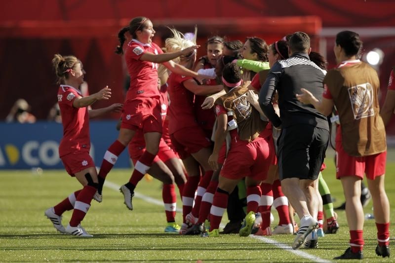 © Reuters. Soccer: Women's World Cup-Canada at China PR