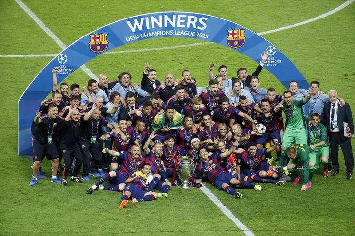 © Reuters. El Barça gana su quinta Champions y su segundo triplete tras vencer a la Juve