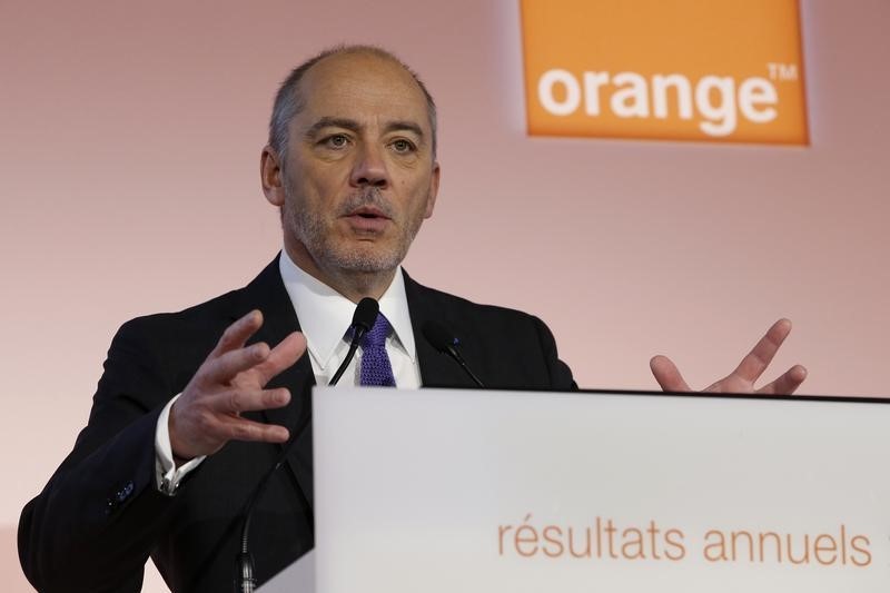 © Reuters. ORANGE EST PRÉSENT EN ISRAËL POUR Y RESTER, ASSURE SON PDG