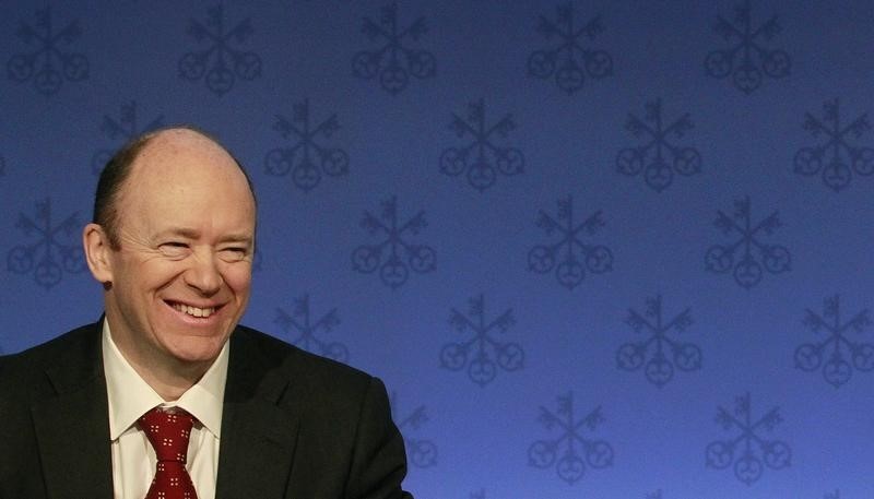 © Reuters. Deutsche Bank nombra consejero delegado a John Cryan tras dimisión de Jain y Fitschen