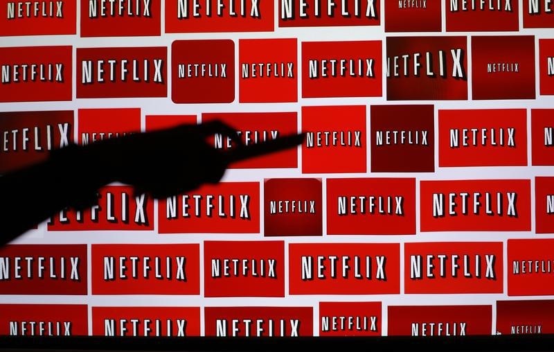 © Reuters. The Netflix logo is shown in this illustration photograph in Encinitas, California