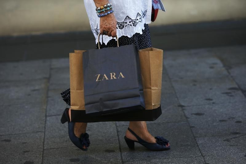 © Reuters. Inditex crece a dos dígitos en primer trimestre, supera previsiones  