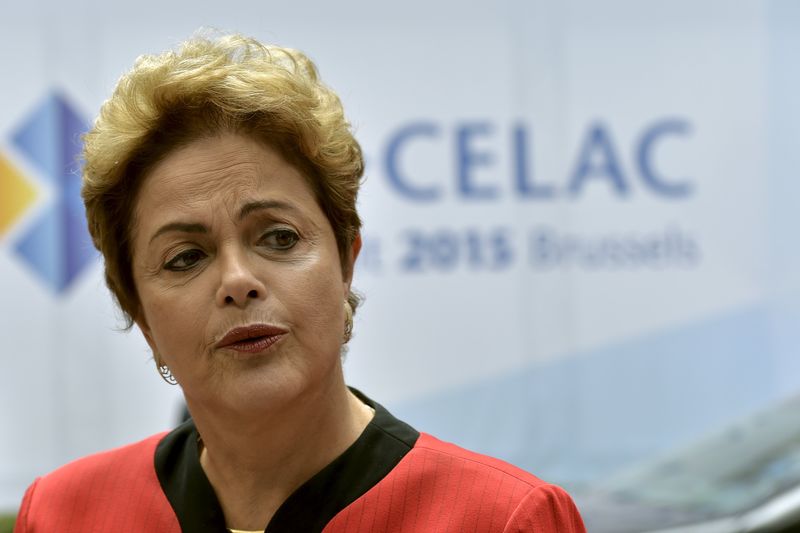 © Reuters. Presidente Dilma Rousseff na Bélgica