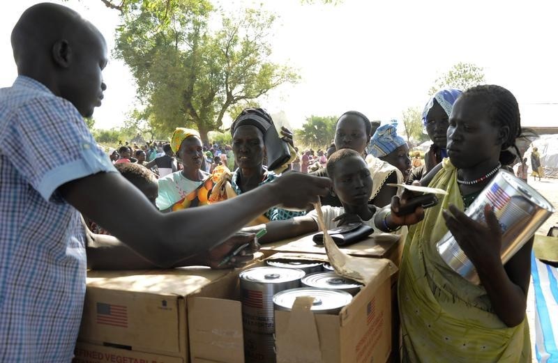 © Reuters. الصليب الأحمر: مئات الآلاف يواجهون الجوع في جنوب السودان