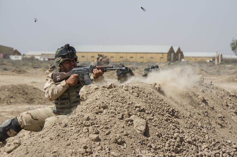 © Reuters. البنتاجون: زيادة القوات الأمريكية بالعراق تدعم جهود استعادة الرمادي