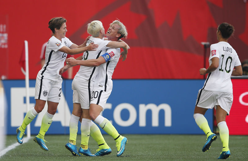 © Reuters. Soccer: Women's World Cup-United States at Australia