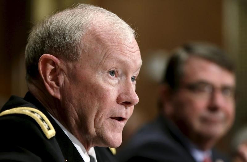 © Reuters. Joint Chiefs of Staff Chairman US Army General Dempsey testifies at a Senate Appropriations Defense subcommittee in Washington
