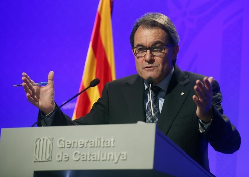 © Reuters. El TC declara inconstitucional la preparación del 9N en Cataluña