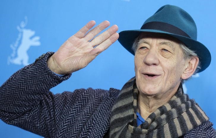 © Reuters. Ator McKellen na exibição de "Mr. Holmes" no Festival de Cinema de Berlim