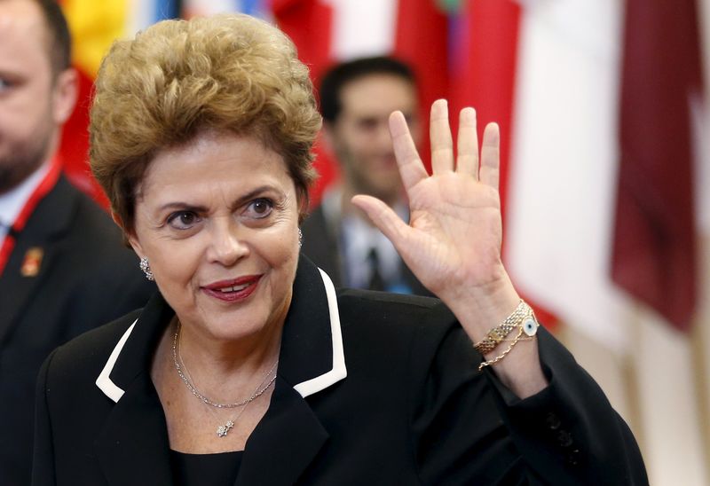 © Reuters. Presidente Dilma Rousseff em Bruxelas