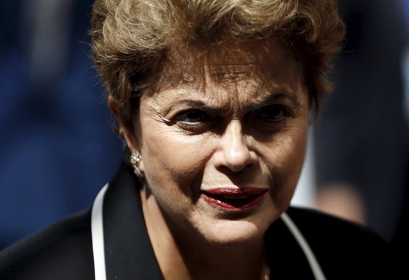 © Reuters. Presidente Dilma Rousseff em Bruxelas