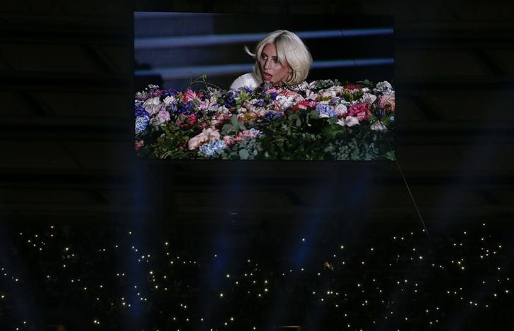 © Reuters. Lady Gaga canta em abertura de Jogos Europeus em Baku