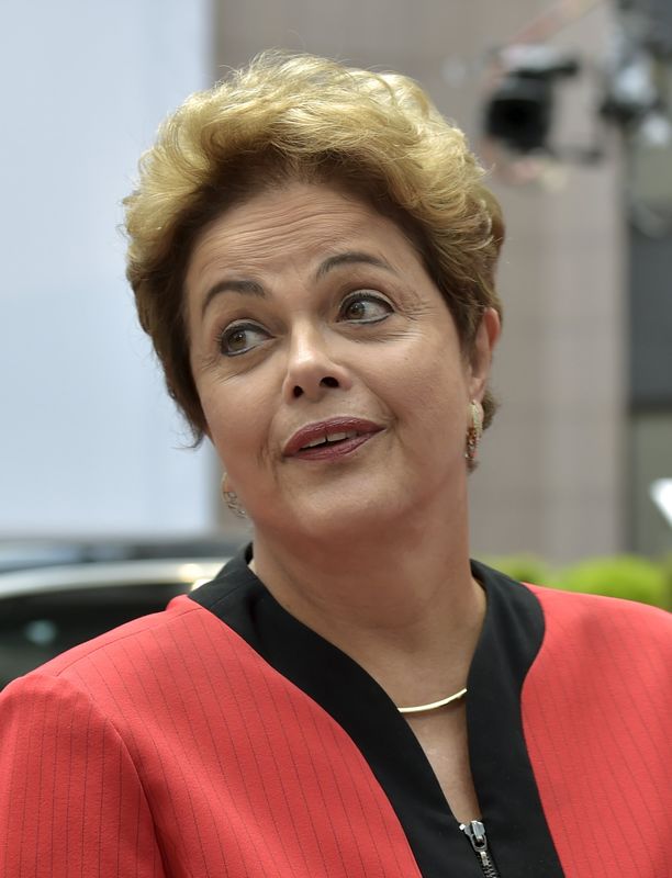 © Reuters. Presidente Dilma Rousseff em Bruxelas, Bélgica