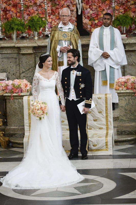 © Reuters. زواج الامير السويدي كارل فيليب من عارضة ازياء سابقة