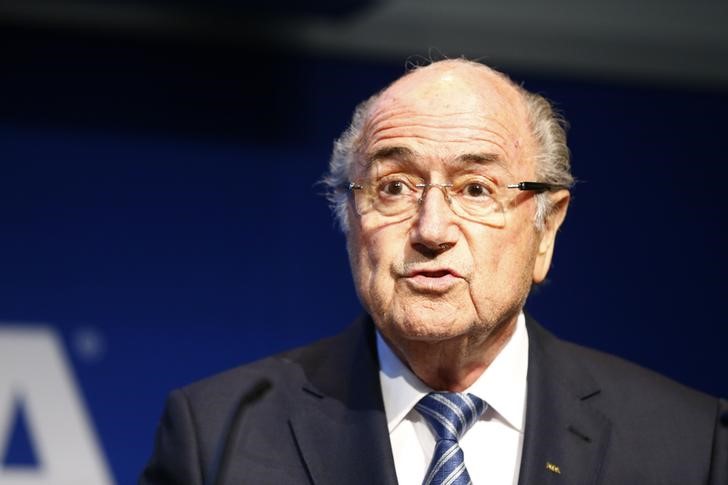 © Reuters. Presidente da Fifa, Joseph Blatter, em Zurique