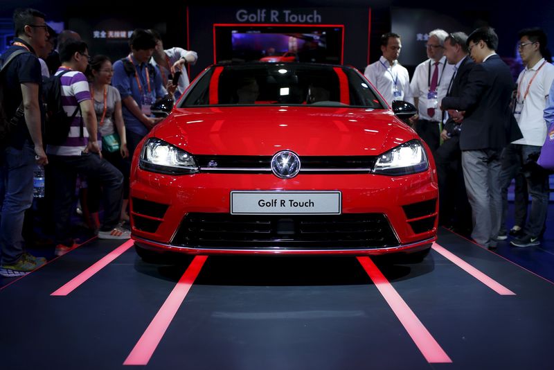 © Reuters. La estructura corporativa de Volkswagen será reorganizada en cuatro compañías