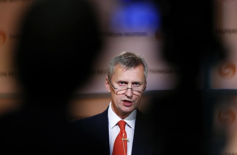 © Reuters. Martin Wheatley, managing director of Britain's Financial Services Authority and CEO designate of the new Financial Conduct Authority, speaks at a Thomson Reuters Newsmaker event, in east London