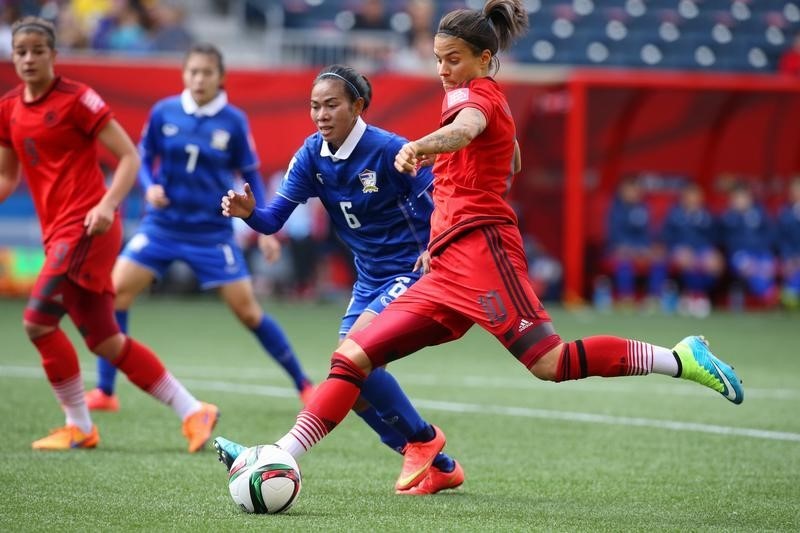 © Reuters. Soccer: Women's World Cup-Thailand at Germany