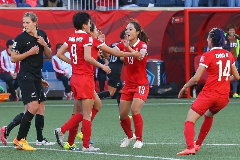 © Reuters. Soccer: Women's World Cup-China PR at New Zealand