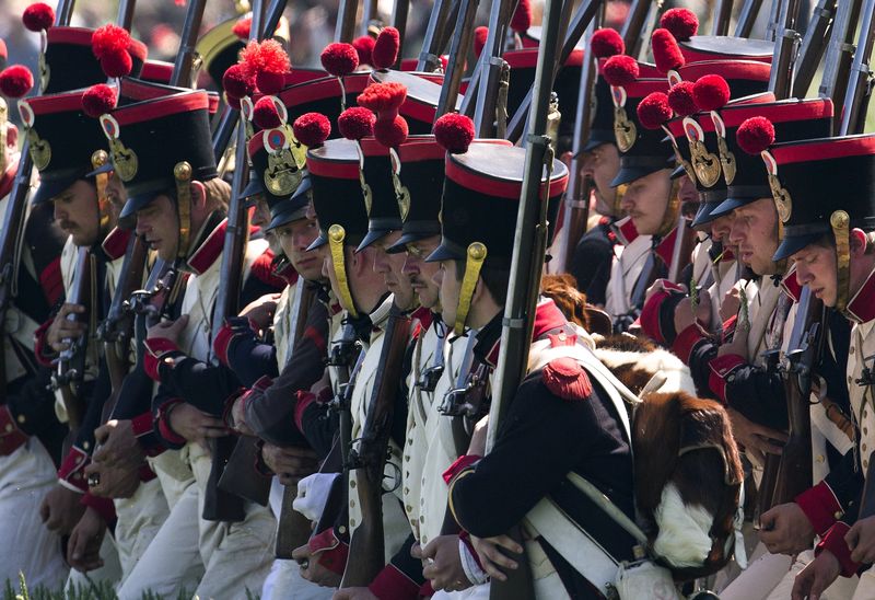 © Reuters. Europa conmemora el bicentenario de la batalla que acabó con dominio de Napoleón
