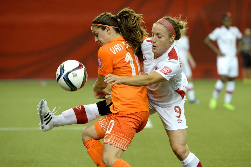 © Reuters. Soccer: Women's World Cup-Netherlands at Canada