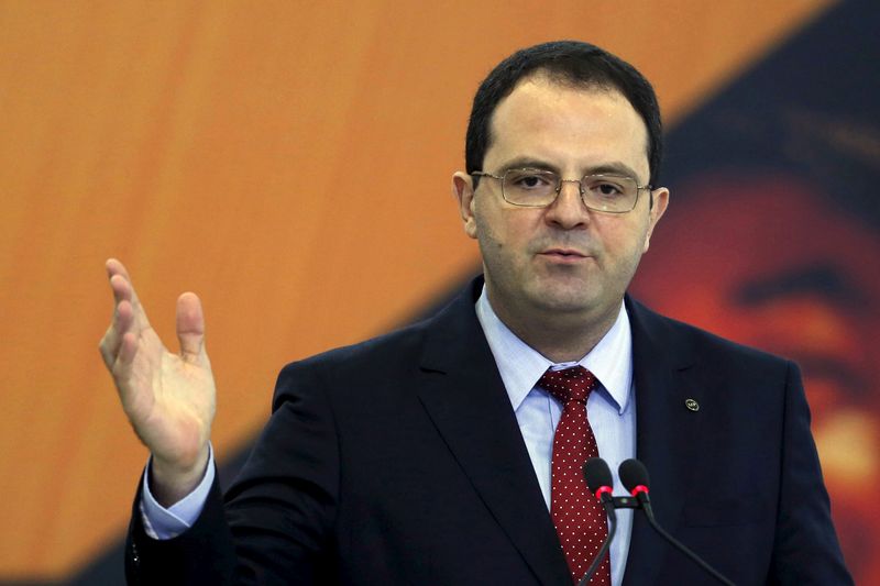 © Reuters. Ministro Nelson Barbosa no Palácio do Planalto 