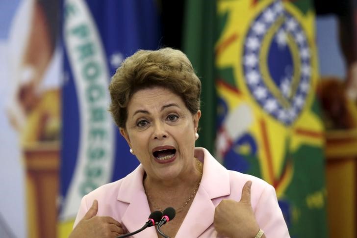 © Reuters. Presidente Dilma Rousseff, no Palácio do Planalto, em Brasília