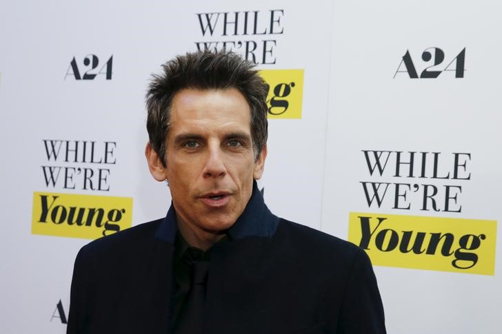 © Reuters. Ator Ben Stiller em lançamento do filme "Enquanto Somos Jovens" em Nova York 