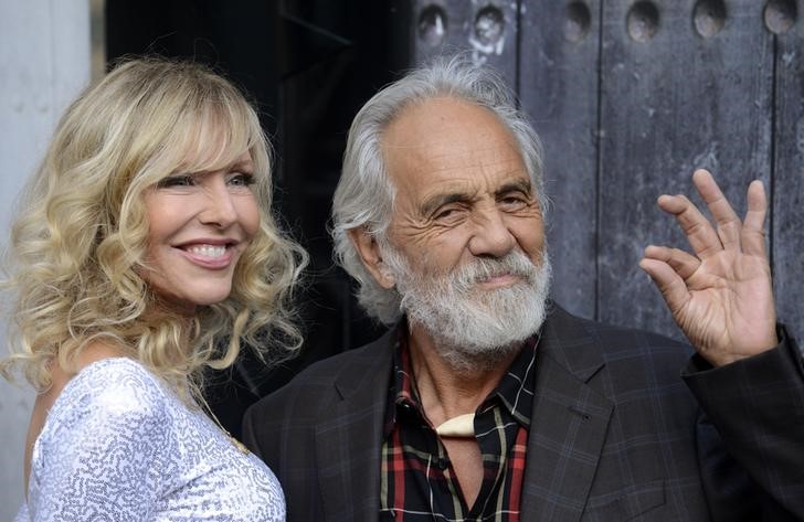 © Reuters. Comediante Tommy Chong e sua esposa, Shelby Chong, durante evento