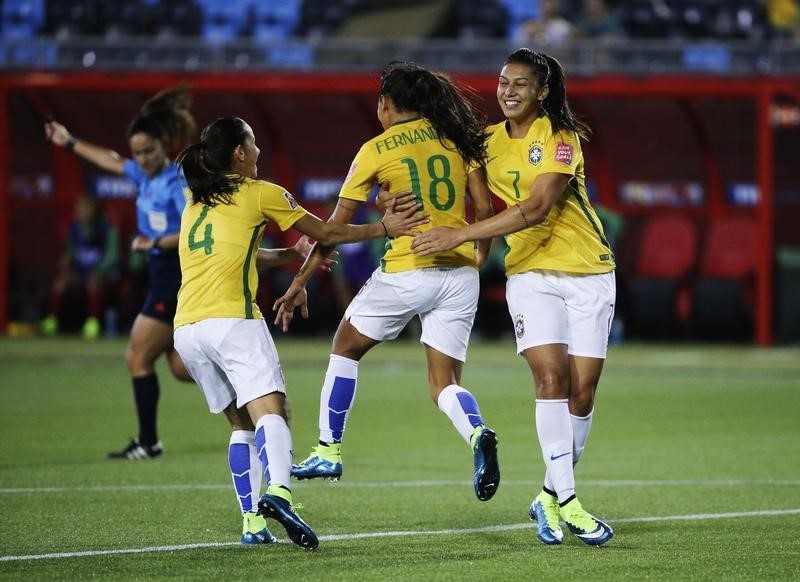 © Reuters. Soccer: Women's World Cup-Costa Rica at Brazil