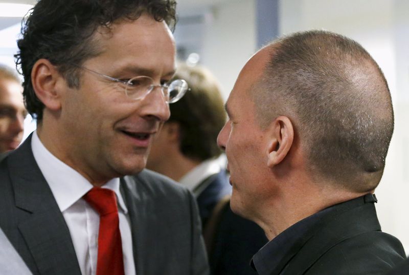© Reuters. El jefe del Eurogrupo es pesimista sobre un acuerdo con Grecia el jueves