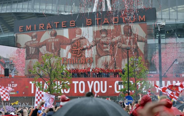 © Reuters. Estádio do Arsenal em Londres