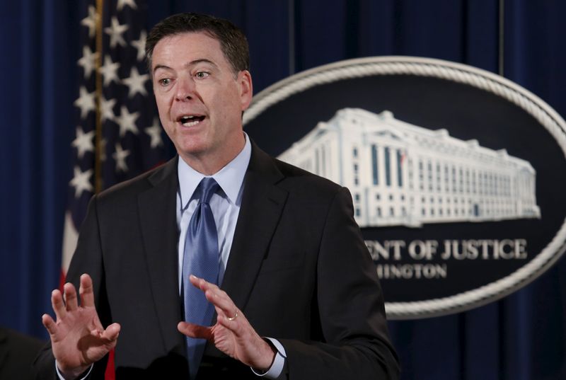 © Reuters. Diretor do FBI James Comey fala sobre fraude no Medicare em Washington 