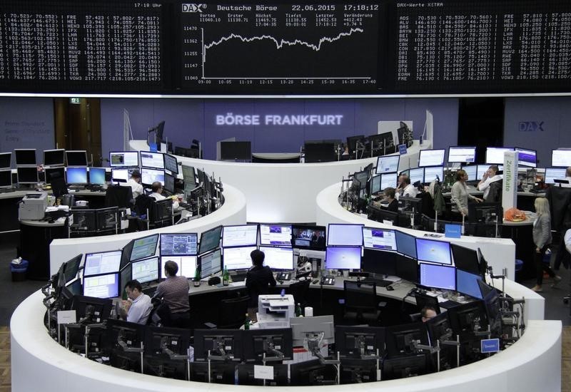 © Reuters. REBOND DES BOURSES DE LA ZONE EURO