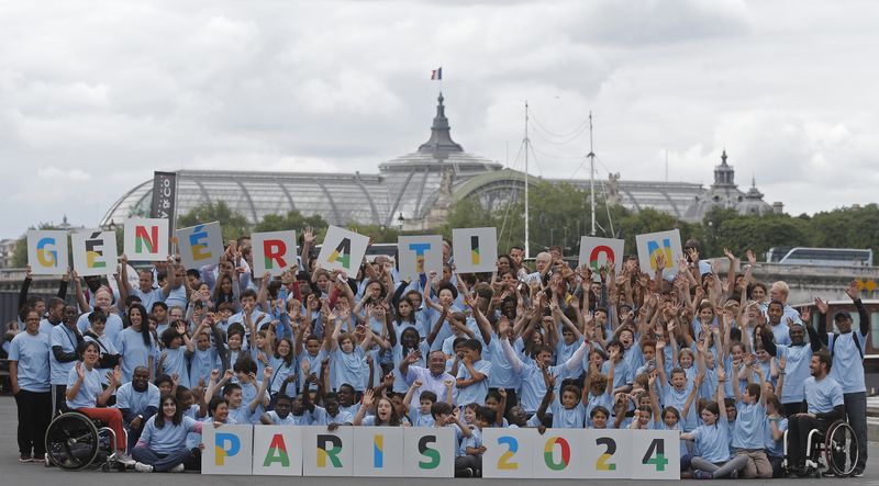 © Reuters. PARIS CANDIDATE AUX JO DE 2024