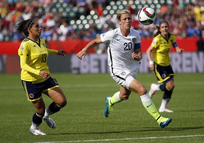 © Reuters. Soccer: Women's World Cup-United States at Colombia