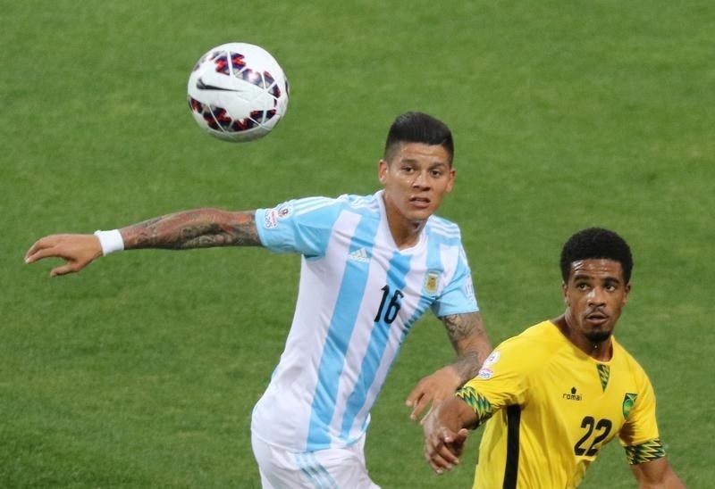 © Reuters. Argentina quiere mostrar su mejor cara en cuartos de final ante Colombia 