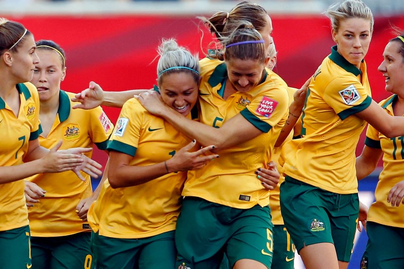 © Reuters. Soccer: Women's World Cup-Australia at Nigeria