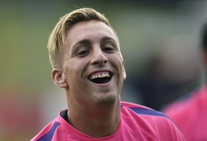 © Reuters. El catalán Gerard Deulofeu, del Barcelona, ficha por el Everton