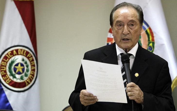 © Reuters. La justicia uruguaya embarga propiedades del expresidente de Conmebol, preso en Suiza