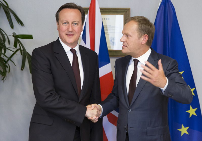© Reuters. Primer ministro británico, contento por inicio de renegociación con la UE