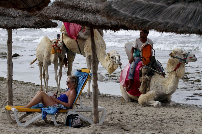 © Reuters. Una spiaggia tunisina in una immagine di archivio