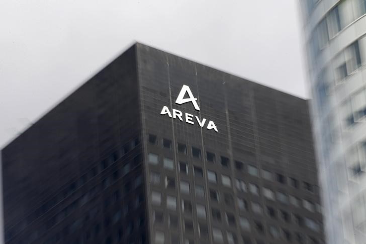 © Reuters. A view shows the Areva Tower, the headquarters of the French nuclear reactor maker Areva, at La Defense business and financial district in Courbevoie near Paris